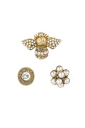 brooches trio busy bee