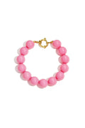 Bracelet with large beads and front closure