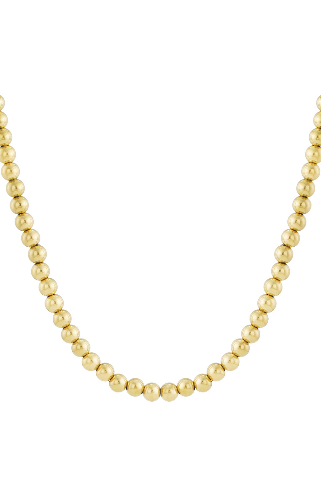 Hollow bead necklace -10mm