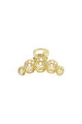 big metal hairclip smiley vintage 