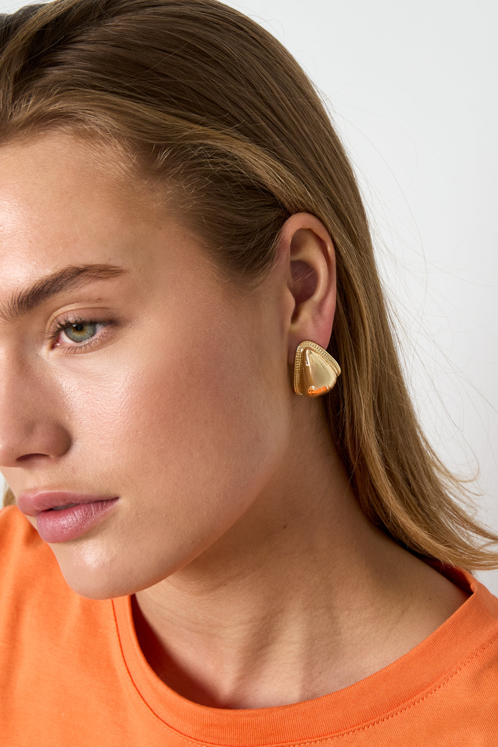 Alloy Stud Earrings Droplet Retro Daily Simple Series Women's jewelry