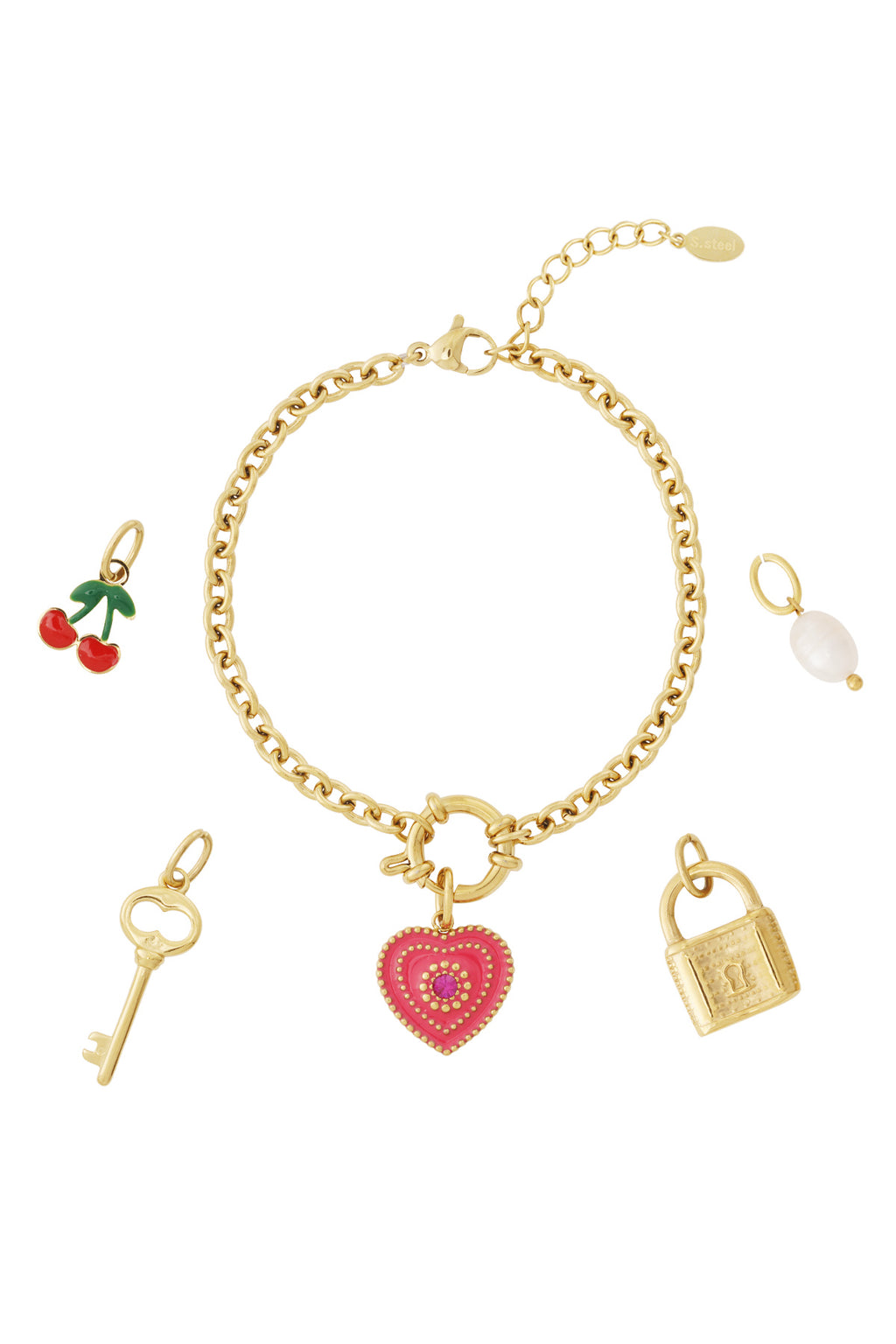 Heart DIY bracelet