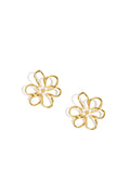 Stainless Steel Stud Earrings Flower Casual Daily Simple Series Women's jewelry